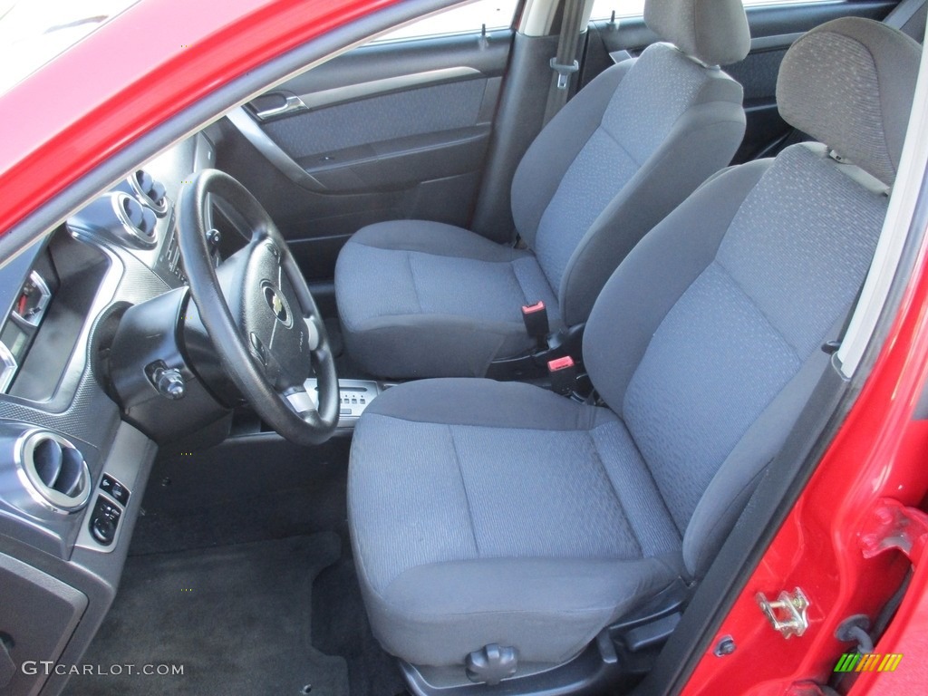 2007 Aveo LT Sedan - Victory Red / Charcoal Black photo #10