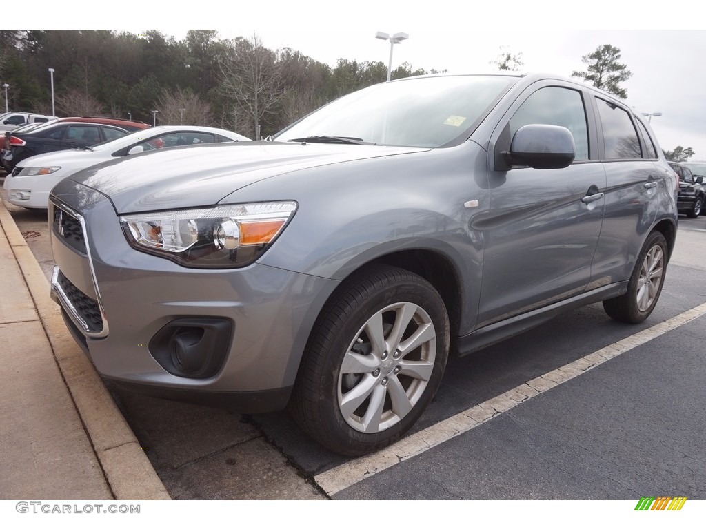Mercury Gray 2015 Mitsubishi Outlander Sport ES Exterior Photo #118497003