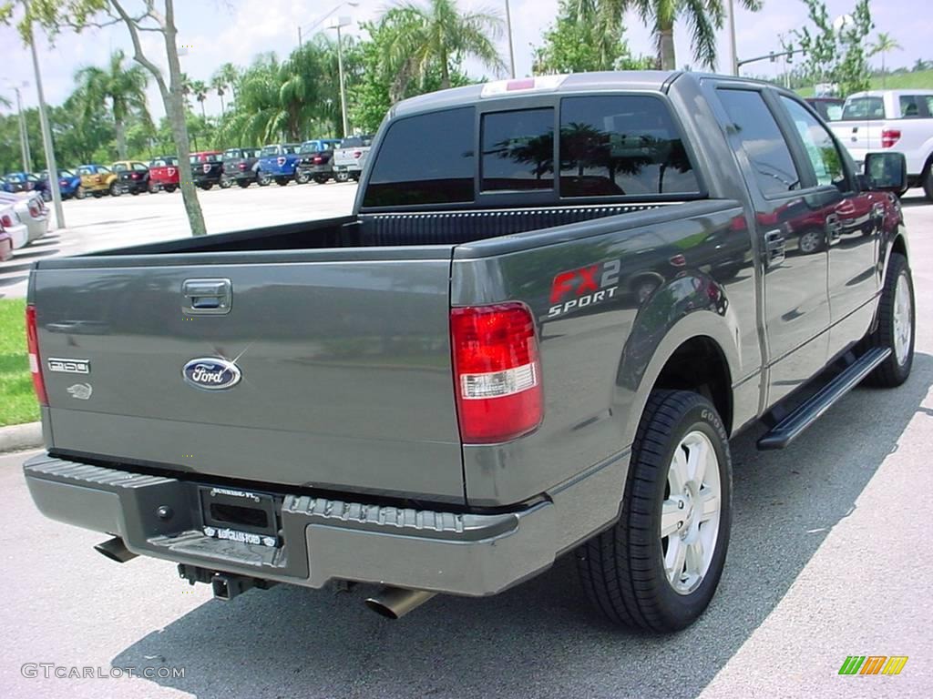 2007 F150 FX2 Sport SuperCrew - Dark Shadow Grey Metallic / Black photo #3