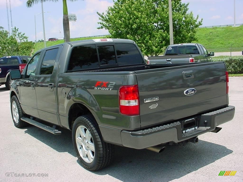 2007 F150 FX2 Sport SuperCrew - Dark Shadow Grey Metallic / Black photo #6