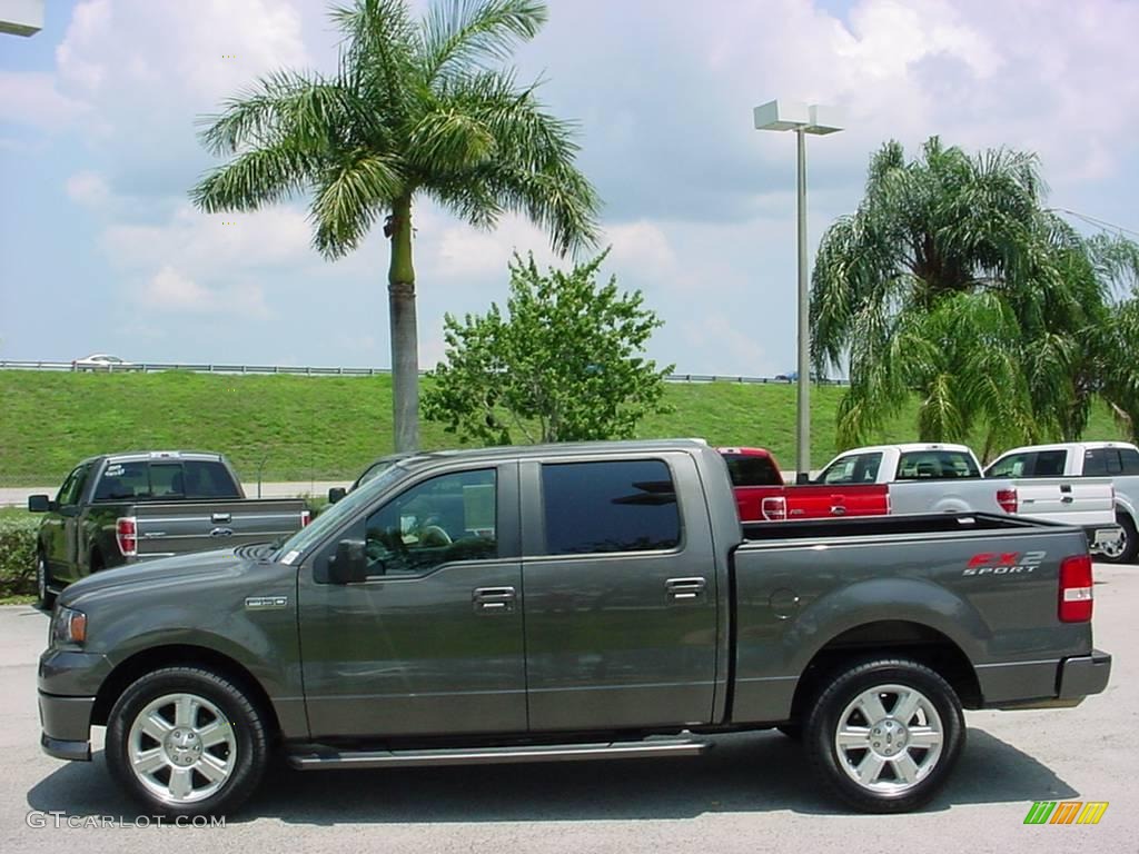 2007 F150 FX2 Sport SuperCrew - Dark Shadow Grey Metallic / Black photo #7