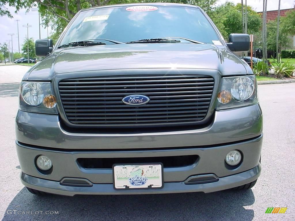 2007 F150 FX2 Sport SuperCrew - Dark Shadow Grey Metallic / Black photo #9
