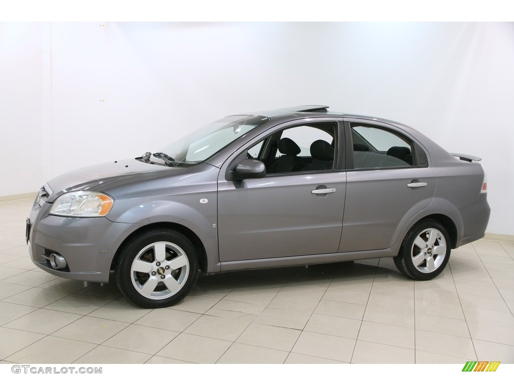 Medium Gray Metallic 2008 Chevrolet Aveo LT Sedan Exterior Photo #118499958