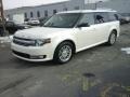 2014 Oxford White Ford Flex SEL AWD  photo #3