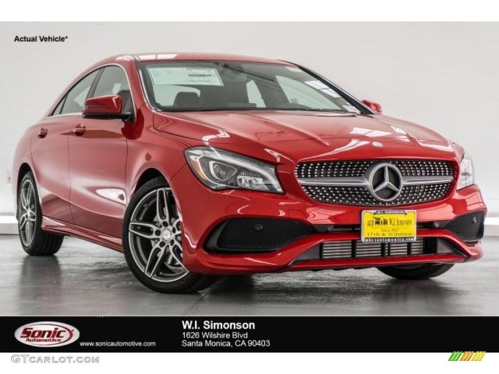 2017 CLA 250 Coupe - Jupiter Red / Black photo #1