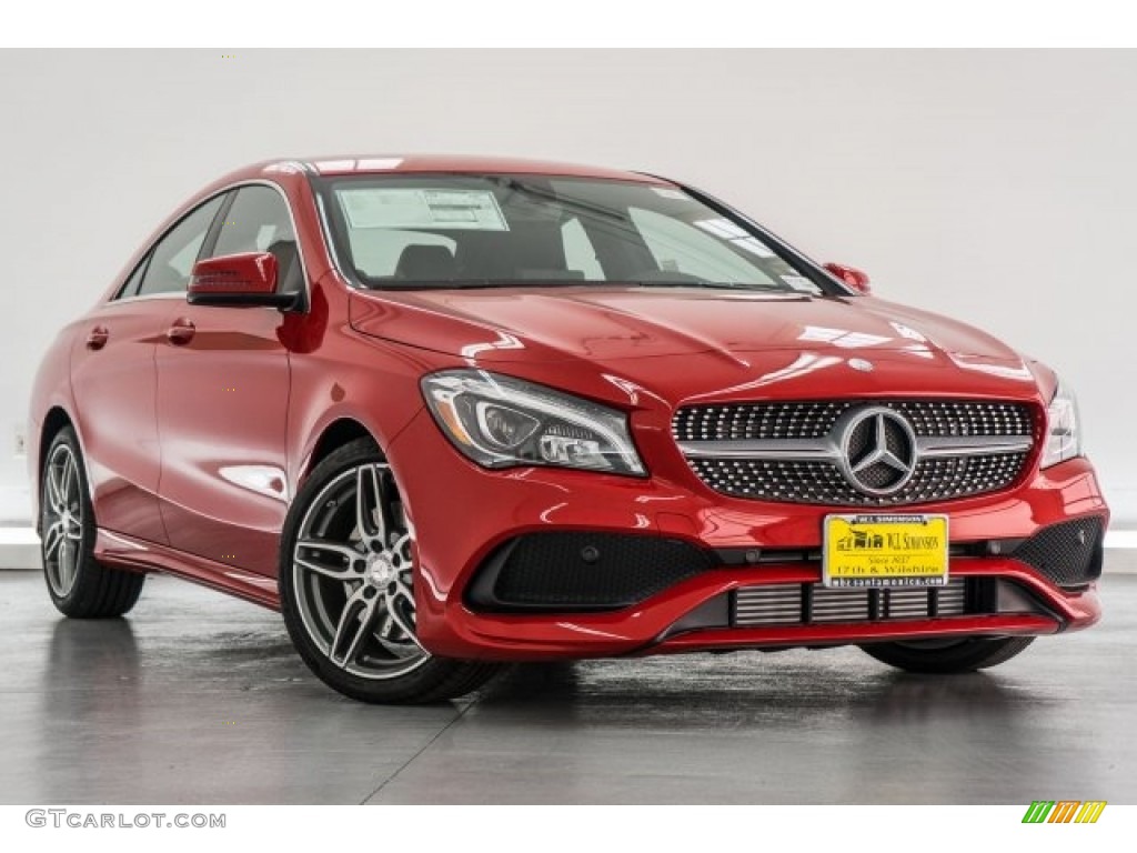 2017 CLA 250 Coupe - Jupiter Red / Black photo #12