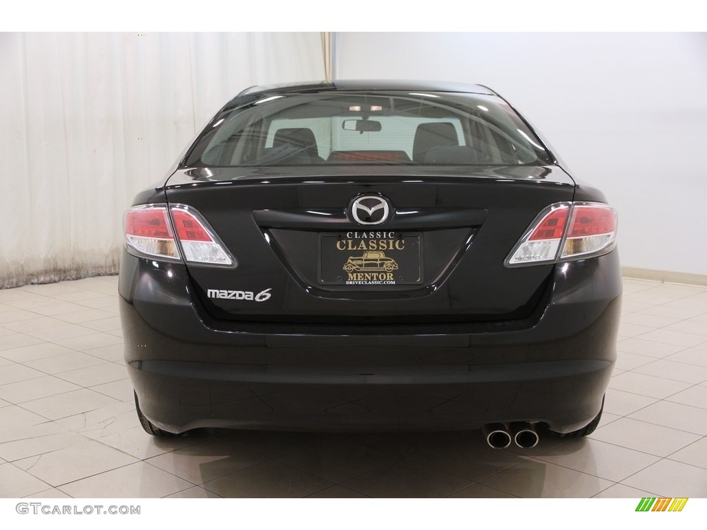 2011 MAZDA6 i Sport Sedan - Ebony Black / Black photo #14