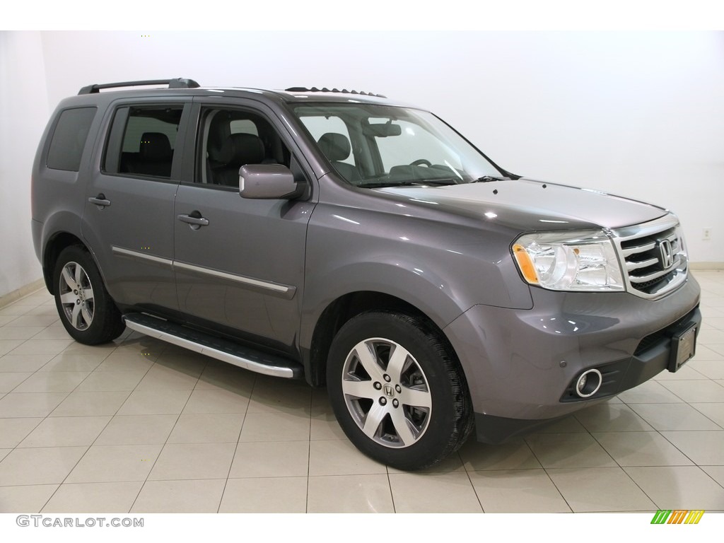 2015 Pilot Touring 4WD - Modern Steel Metallic / Gray photo #1