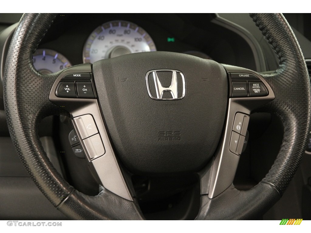 2015 Pilot Touring 4WD - Modern Steel Metallic / Gray photo #7