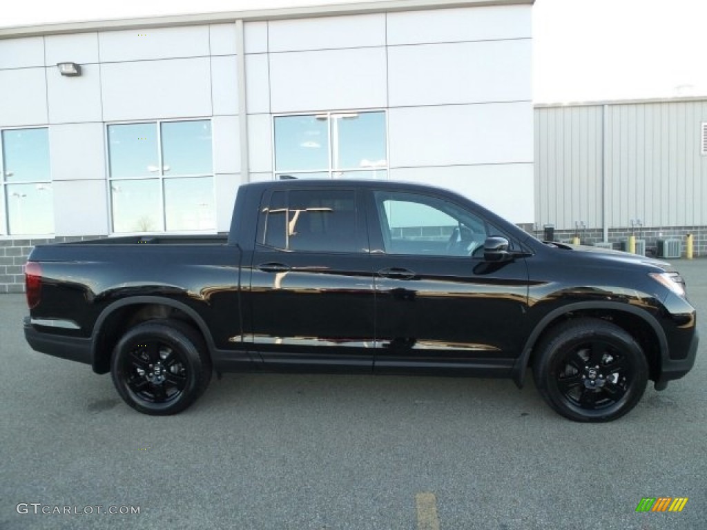 Crystal Black Pearl 2017 Honda Ridgeline RTL-E AWD Black Edition Exterior Photo #118501824