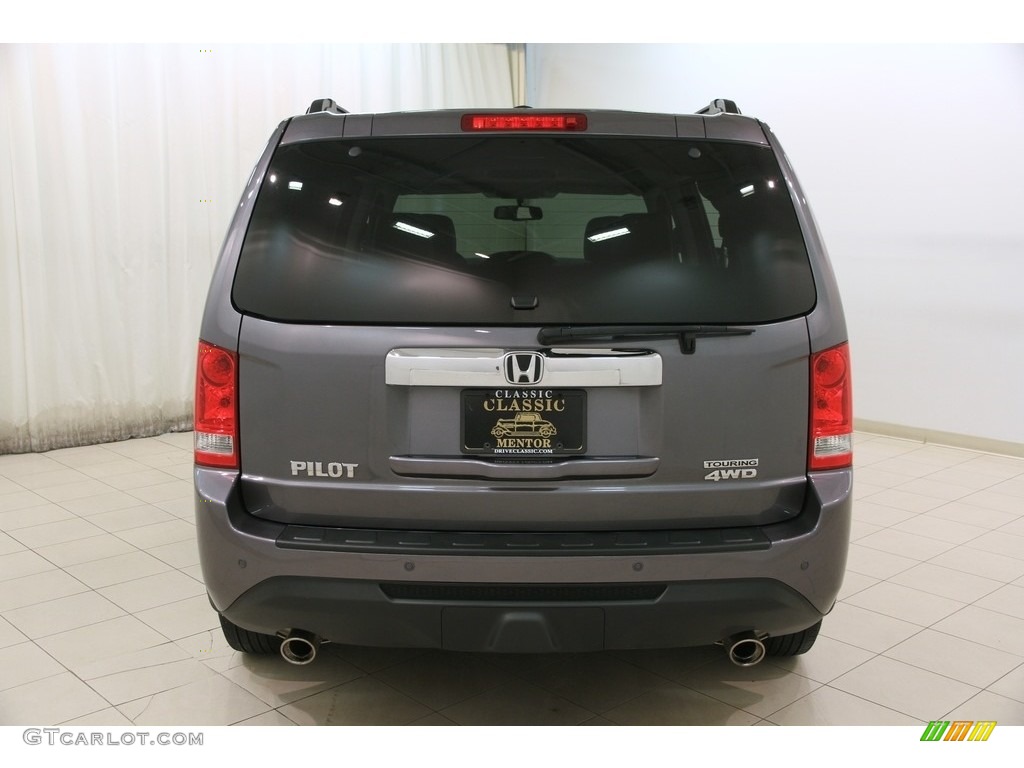 2015 Pilot Touring 4WD - Modern Steel Metallic / Gray photo #24