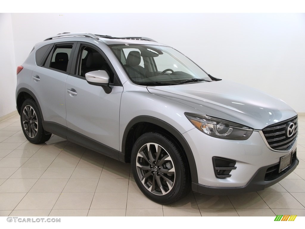 2016 CX-5 Grand Touring AWD - Sonic Silver Metallic / Black photo #1