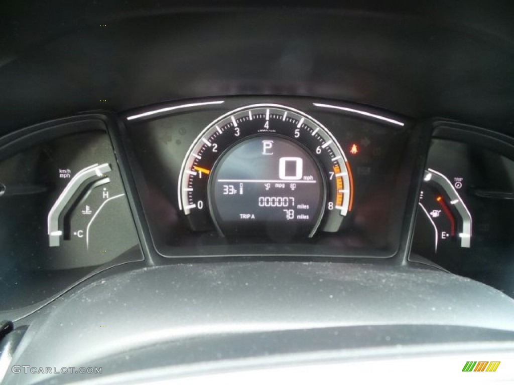 2017 Honda Civic LX Sedan Gauges Photo #118505034