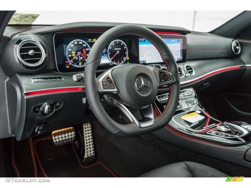 2017 Mercedes-Benz E 43 AMG 4Matic Sedan Black Dashboard Photo #118505415