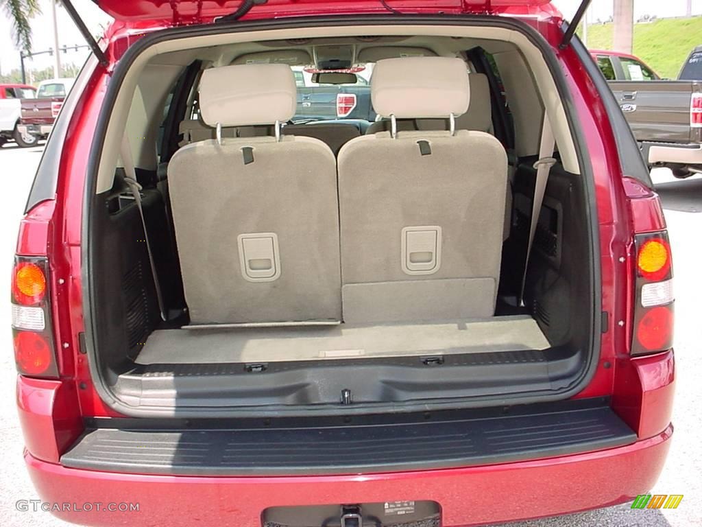 2008 Explorer XLT 4x4 - Redfire Metallic / Camel photo #5