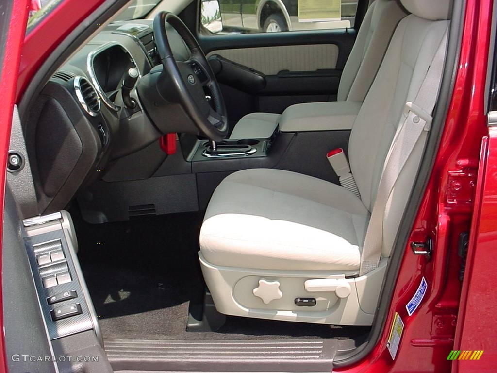 2008 Explorer XLT 4x4 - Redfire Metallic / Camel photo #11