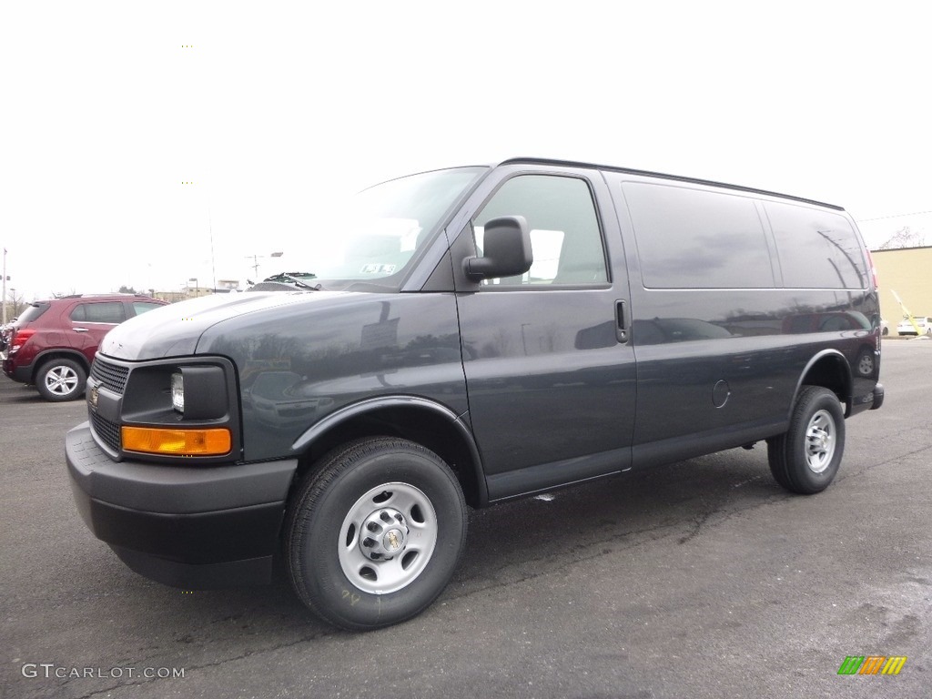 Cyber Gray Metallic Chevrolet Express