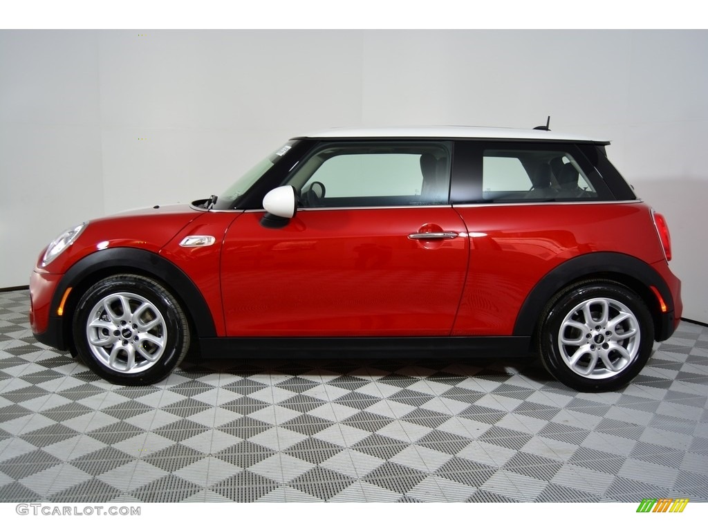 Blazing Red Metallic 2017 Mini Hardtop Cooper S 2 Door Exterior Photo #118506567