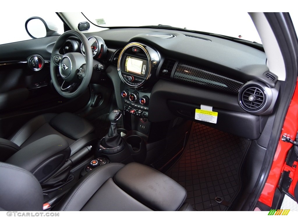 Carbon Black Interior 2017 Mini Hardtop Cooper S 2 Door Photo #118506744