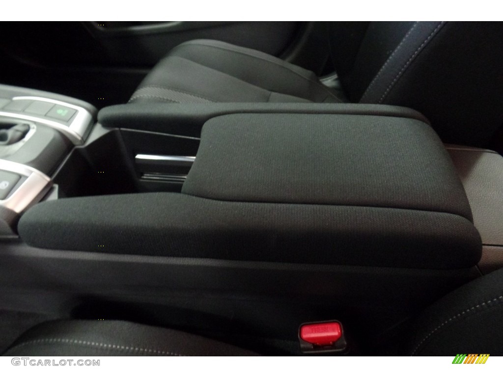 2017 Civic LX Sedan - Aegean Blue Metallic / Black photo #22