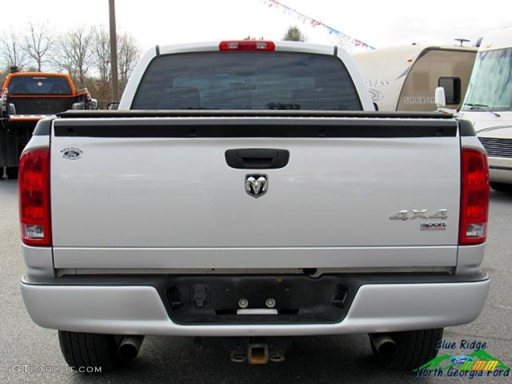 2006 Ram 1500 Sport Quad Cab 4x4 - Bright Silver Metallic / Medium Slate Gray photo #4