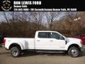 2017 Oxford White Ford F350 Super Duty Lariat Crew Cab 4x4  photo #1