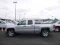 2017 Silver Ice Metallic Chevrolet Silverado 1500 Custom Double Cab 4x4  photo #9