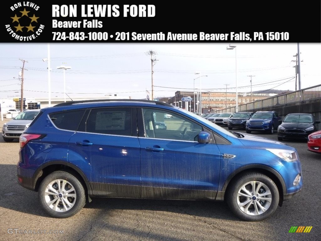 2017 Escape SE 4WD - Lightning Blue / Charcoal Black photo #1