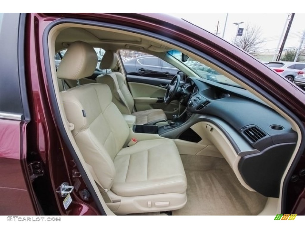 2010 TSX Sedan - Basque Red Pearl / Parchment photo #26