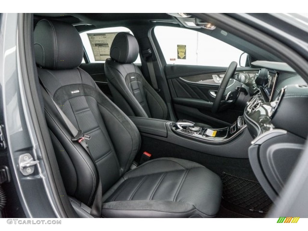 Black Interior 2017 Mercedes-Benz E 43 AMG 4Matic Sedan Photo #118510872