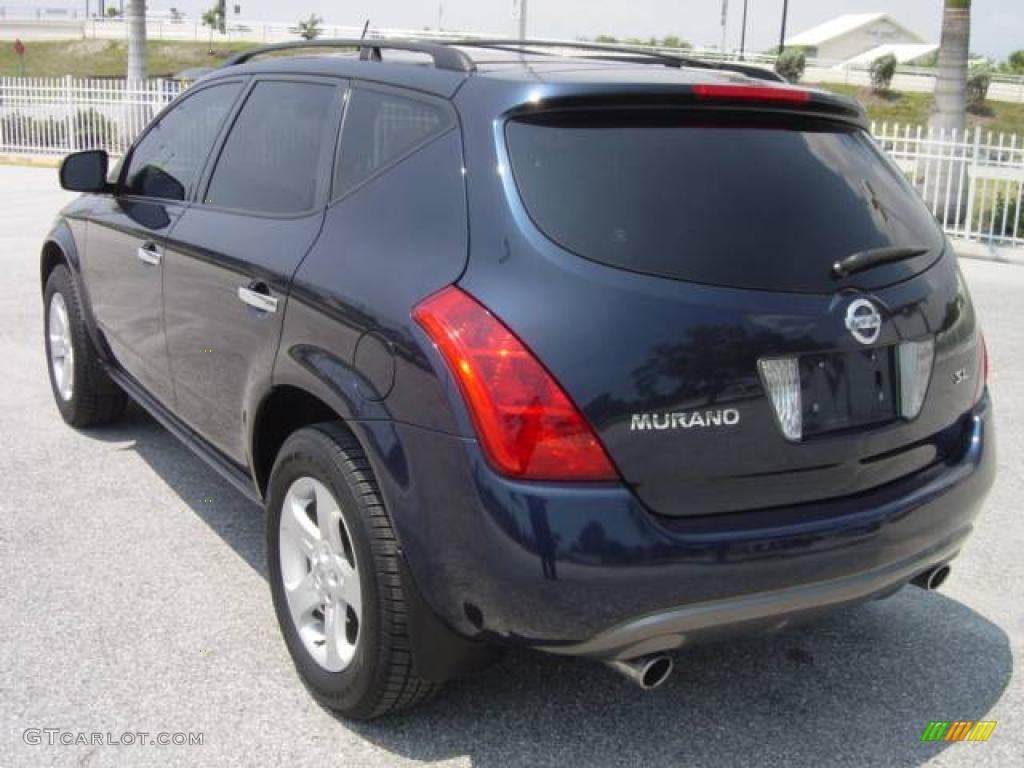 2005 Murano SL - Midnight Blue Pearl / Charcoal photo #4