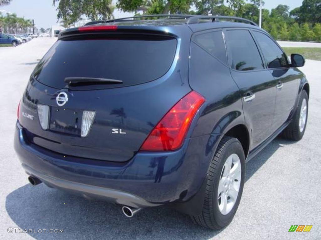 2005 Murano SL - Midnight Blue Pearl / Charcoal photo #6