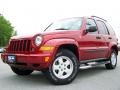 2007 Inferno Red Crystal Pearl Jeep Liberty Sport 4x4  photo #5