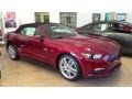 Ruby Red 2017 Ford Mustang EcoBoost Premium Convertible Exterior