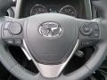 Black 2017 Toyota RAV4 SE AWD Steering Wheel