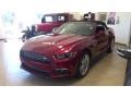 2017 Ruby Red Ford Mustang EcoBoost Premium Convertible  photo #3
