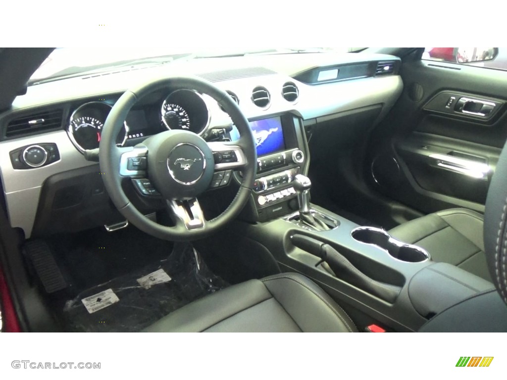 2017 Mustang EcoBoost Premium Convertible - Ruby Red / Ebony photo #6