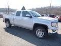 Quicksilver Metallic - Sierra 1500 SLE Double Cab 4WD Photo No. 3