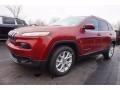 Deep Cherry Red Crystal Pearl 2017 Jeep Cherokee Latitude