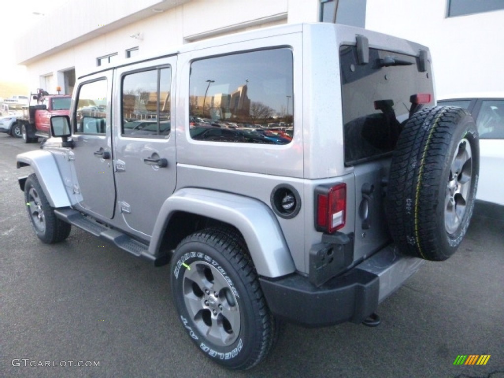 2017 Wrangler Unlimited Sahara 4x4 - Billet Silver Metallic / Black photo #5