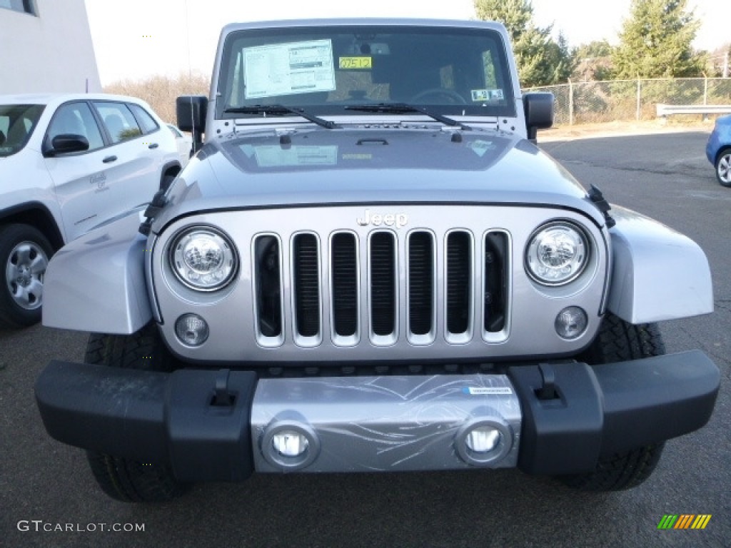 2017 Wrangler Unlimited Sahara 4x4 - Billet Silver Metallic / Black photo #11