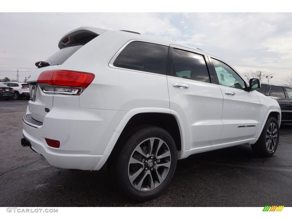 2017 Grand Cherokee Overland - Bright White / Black photo #3