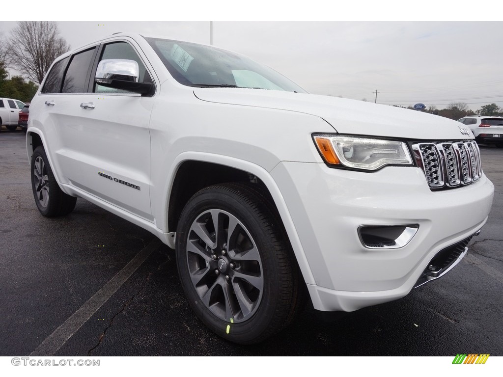 Bright White 2017 Jeep Grand Cherokee Overland Exterior Photo #118520476