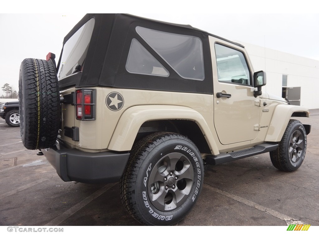 2017 Wrangler Sport 4x4 - Gobi / Black photo #3