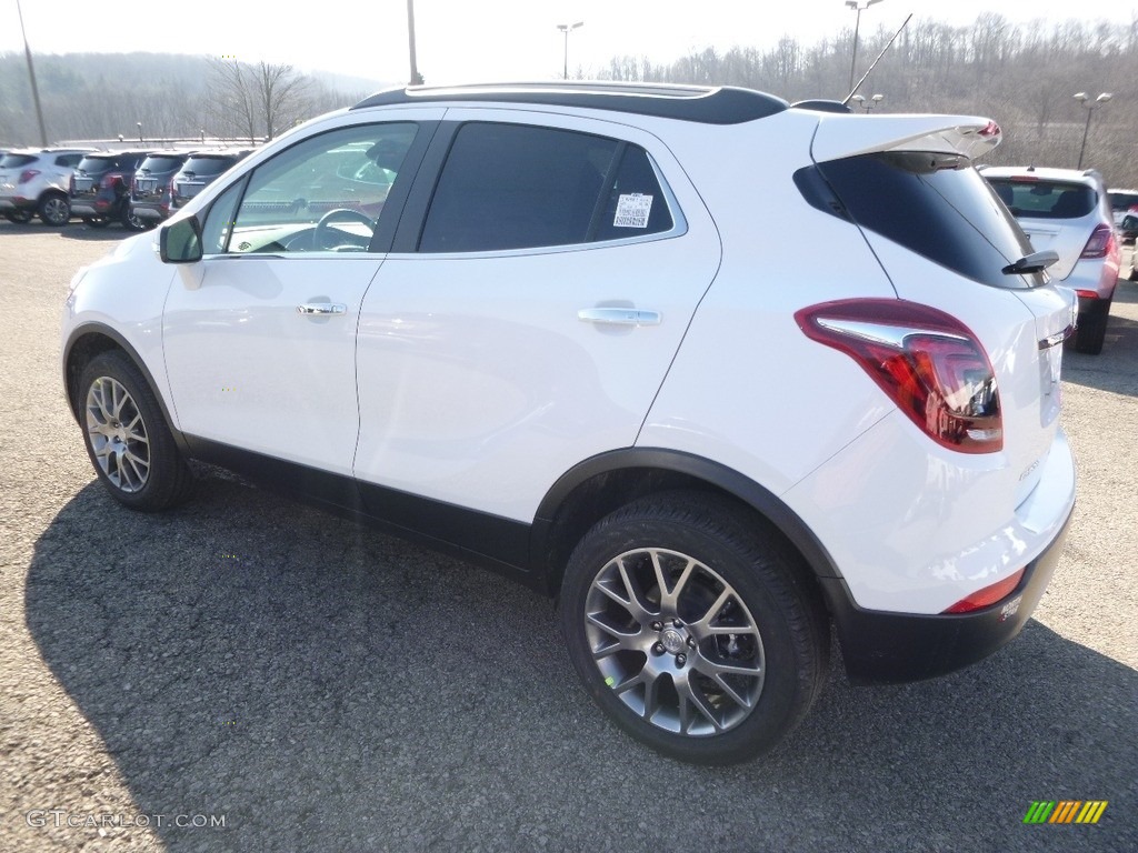 2017 Encore Sport Touring AWD - Summit White / Ebony photo #7