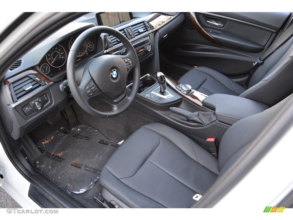 2014 3 Series 320i xDrive Sedan - Alpine White / Black photo #10