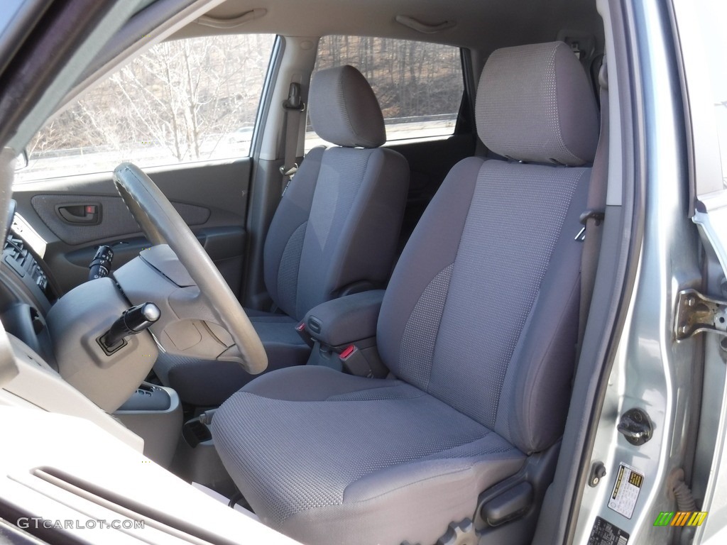 2007 Tucson GLS - Alpine Frost Blue Metallic / Gray photo #11