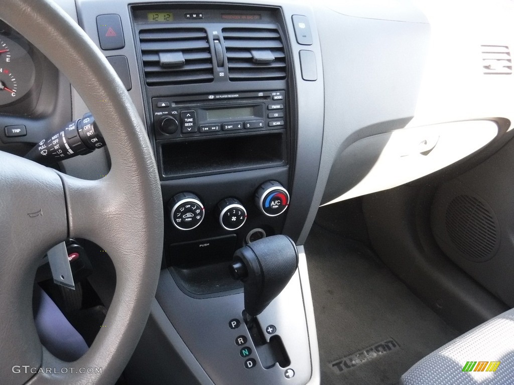 2007 Tucson GLS - Alpine Frost Blue Metallic / Gray photo #14