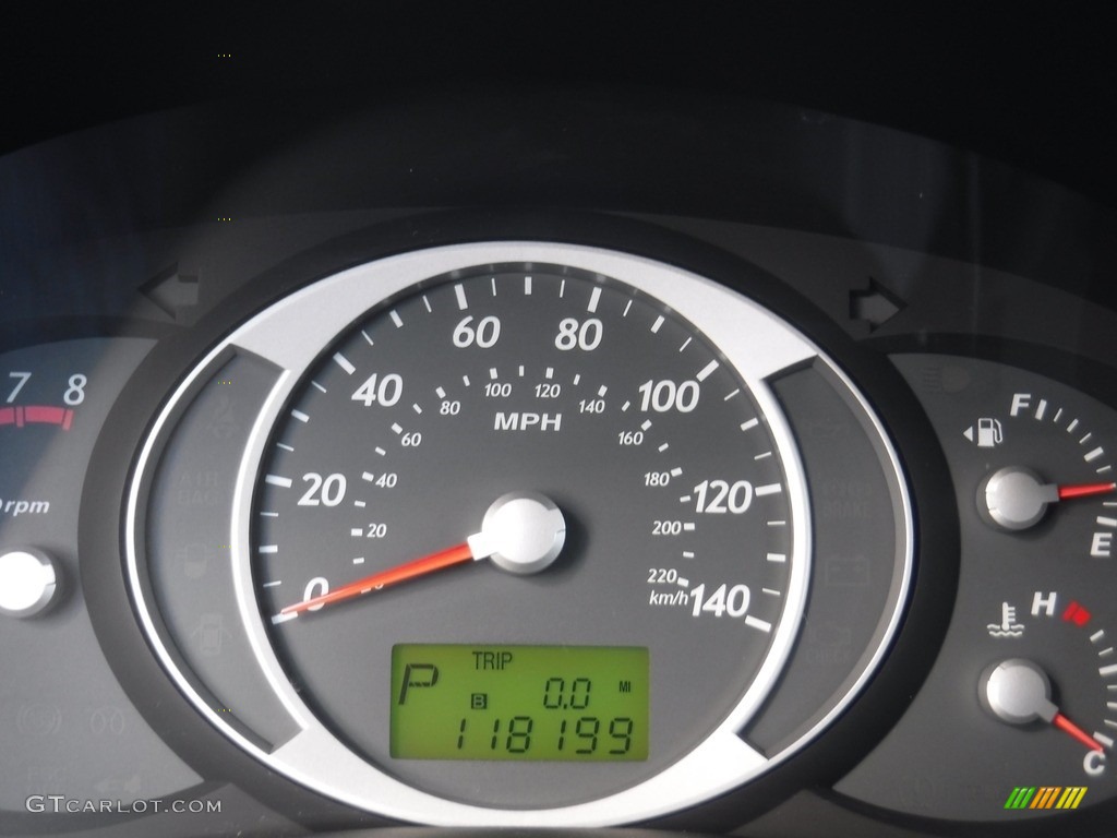 2007 Tucson GLS - Alpine Frost Blue Metallic / Gray photo #20