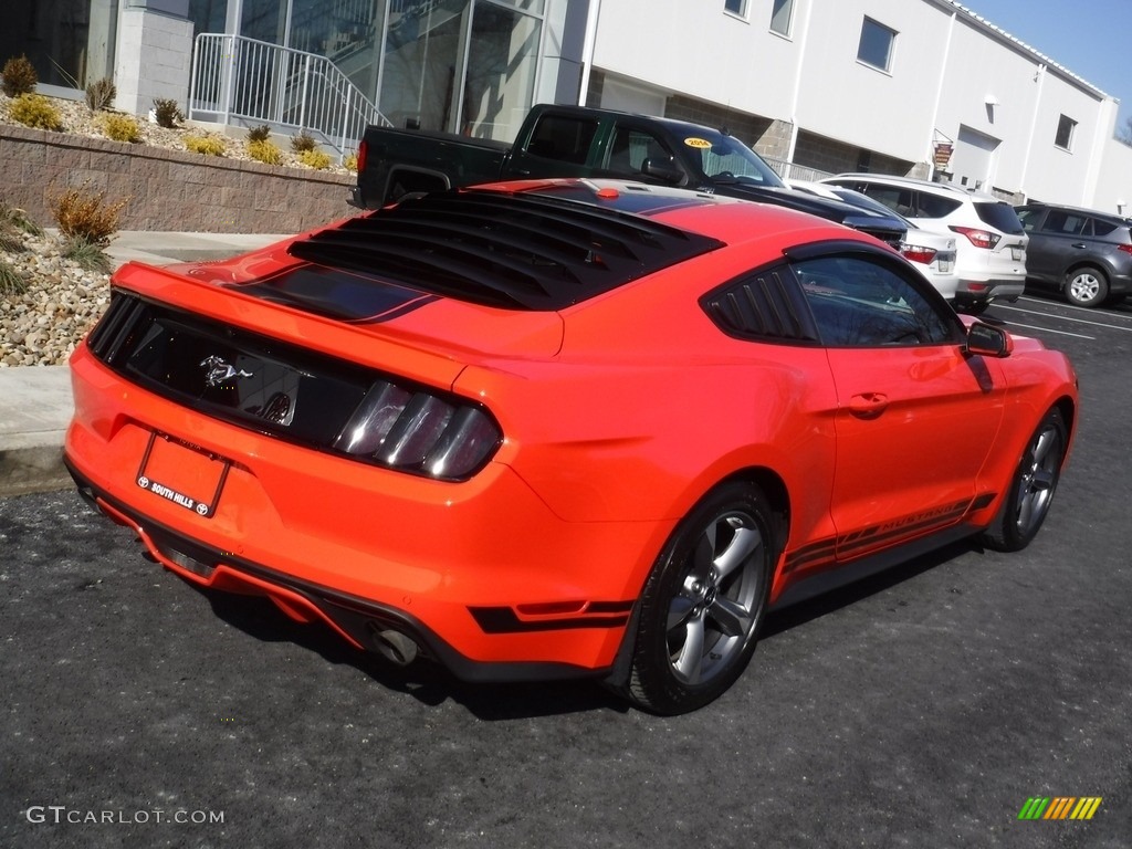 2016 Mustang EcoBoost Coupe - Competition Orange / Ebony photo #7